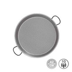 Frigideira paelha tradicional de aço polido Ø42cm (para 10 pessoas). vaello