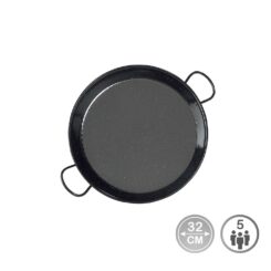 VAELLO Panela de paella esmaltada para placa de indução e cerâmica ø32 cm (5 pessoas)