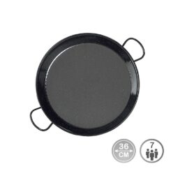 VAELLO Panela de paella esmaltada para placa de indução e cerâmica ø36 cm (7 pessoas)