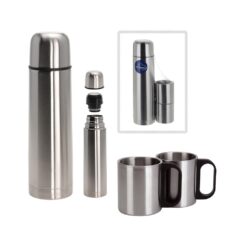REDCLIFFS Garrafa térmica de 1l com 2 xícaras de inox