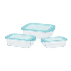 KIT de recipientes de vidro 3 tamanhos vários 630 ml, 1000 ml Y 1480 ml