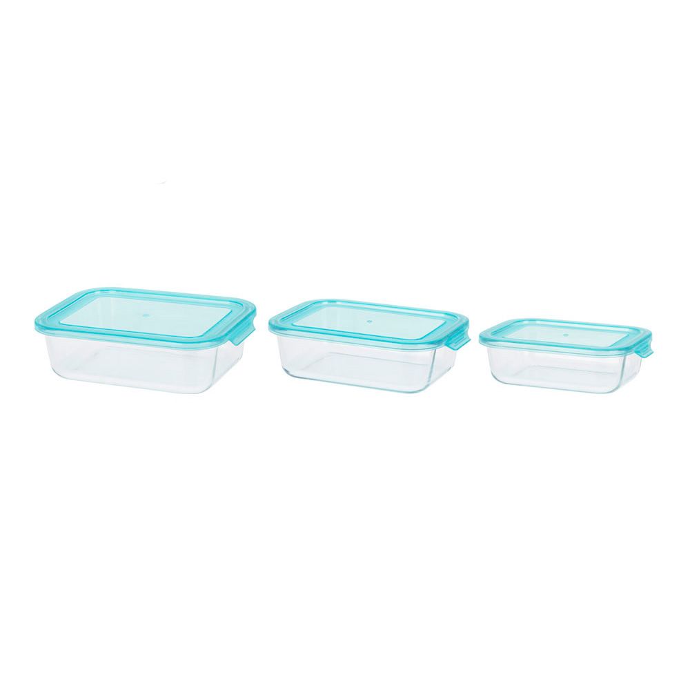 KIT de recipientes de vidro 3 tamanhos vários 630 ml, 1000 ml Y 1480 ml - Image 2