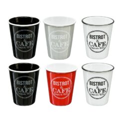 Copos estilo bistrô, 110 ml, 6 UDS