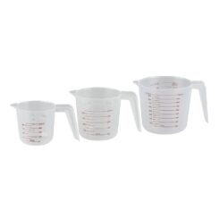 Jogo de 3 jarras medidoras de 250/500/1000 ml