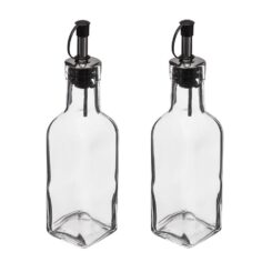 SECRET OF GOURMET Frasco de óleo e galheteiro de vidro 160 ml