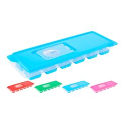 EXCELLENT HOUSEWARE Balde de gelo com tampa em polipropileno cores sortidas