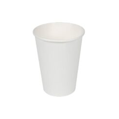 Copos de papelão branco de 330cc, 12 UDS