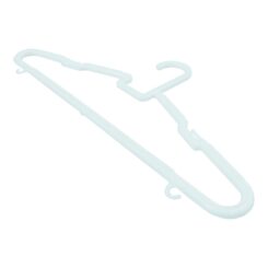 PLASTIKEN Cabides brancos 42 x 1,2 x 19 cm, 3 peças