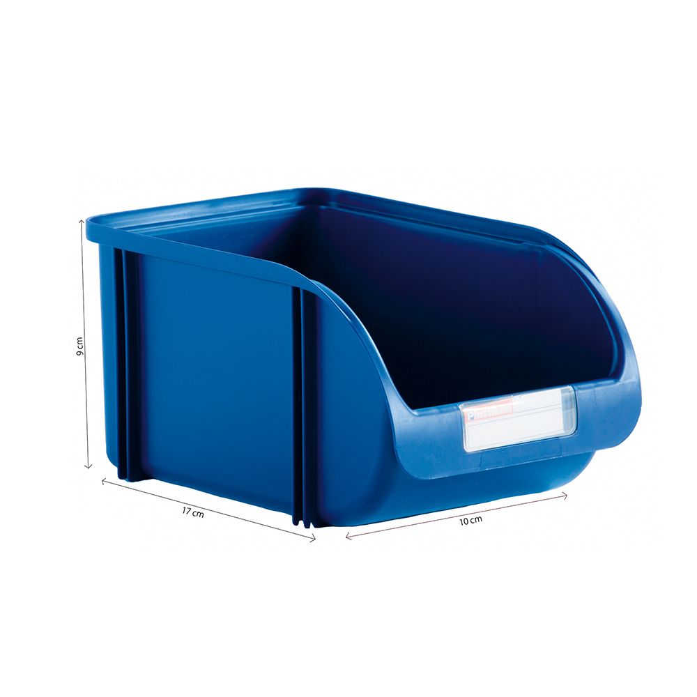 Gaveta empilhável COR titanium azul 10 cm