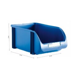 Gaveta empilhável azul titânio 27 cm