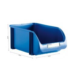 Gaveta empilhável azul titânio 30 cm