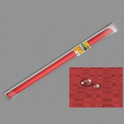 Rolo de toalha de mesa impermeável vermelho 1,2 x 5 m