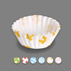 Formas de papel para cupcakes, cores sortidas, Ø4,3 x 2,5 cm, blister 75 UDS