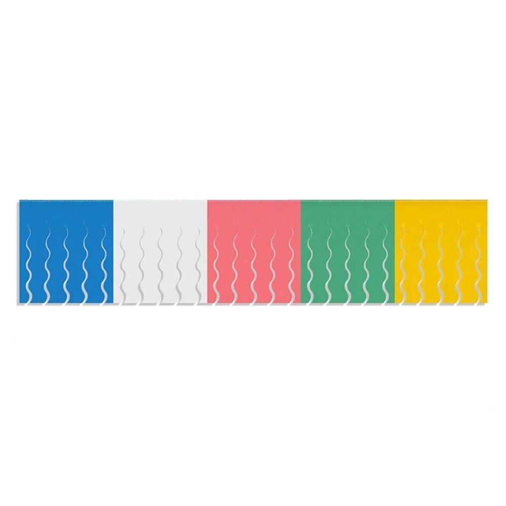 Bandeira franjas plástico multicor party products