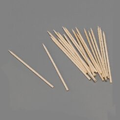 Espetos de madeira higiênicos, 2 x 100 mm, blister 100 UDS