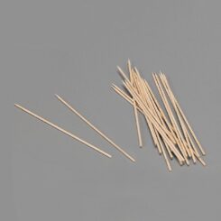 Espetos de madeira higiênicos, 2 x 150 mm, blister 100 UDS