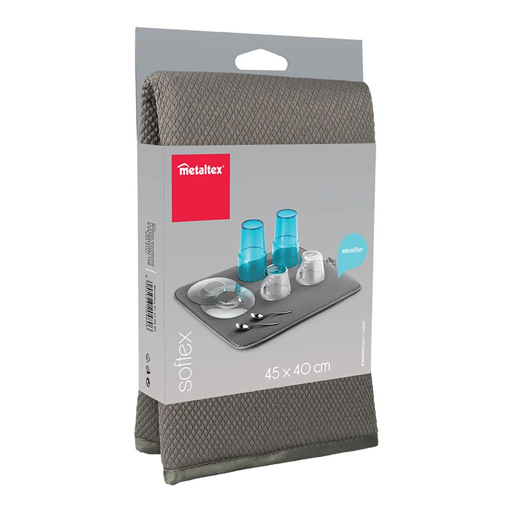 Tapete escorredor softex cinzento 45 x 40 cm - Image 4
