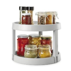 Organizador giratório 2 alturas "GIRO-2" Ø28x21cm metaltex