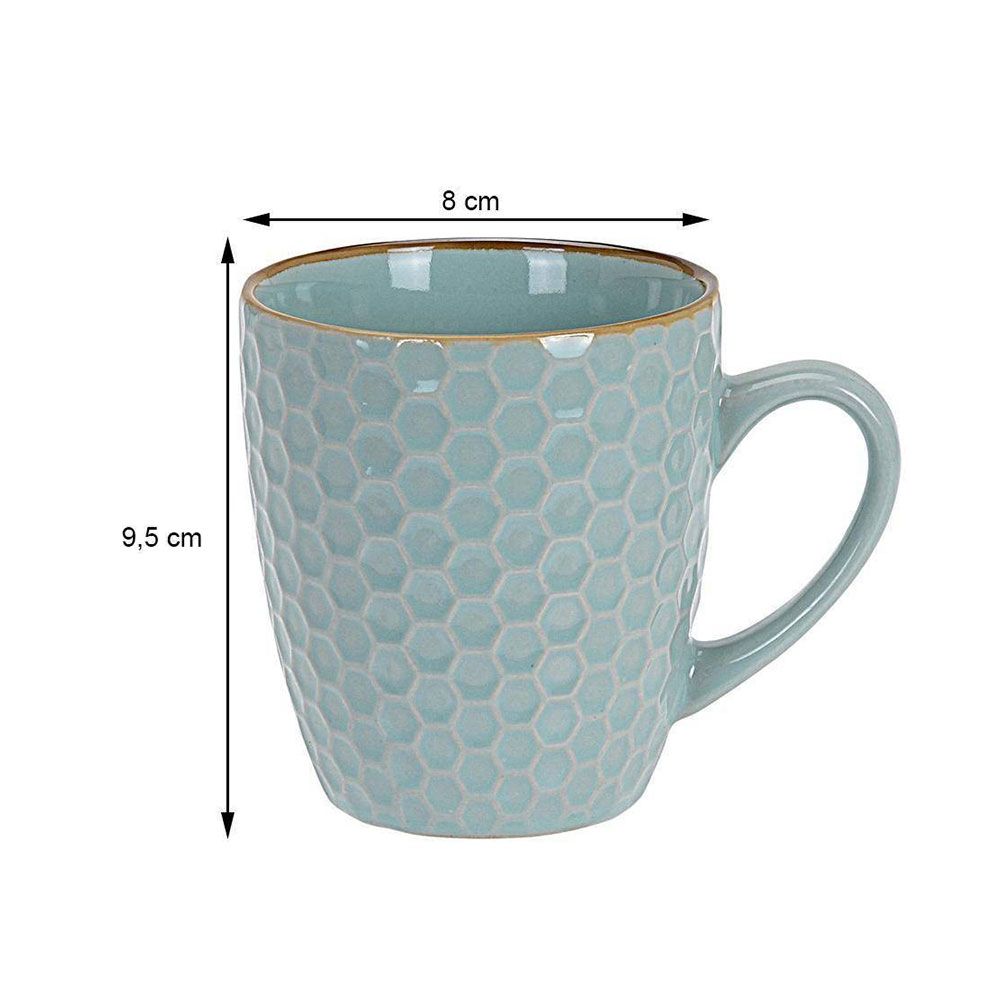 EXCELLENT HOUSEWARE Xícaras de café cores sortidas 300 ml, 4 peças - Image 3