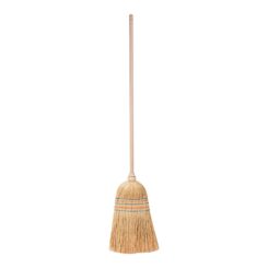 UNIVERSAL Vassoura de milho com 5 cabos com cabo 1,4 m, 39 x 5,5 x 27 cm