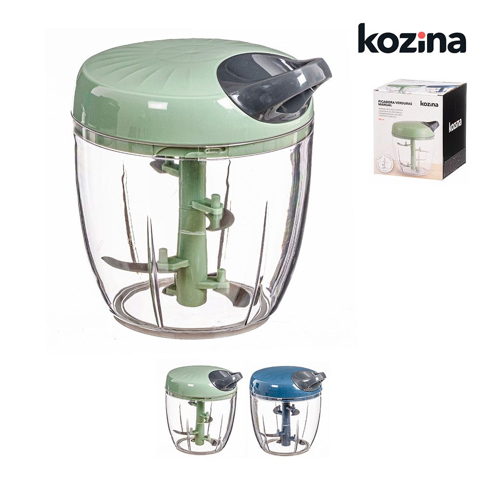 Picadora de verduras manual 2 cores sortidas
