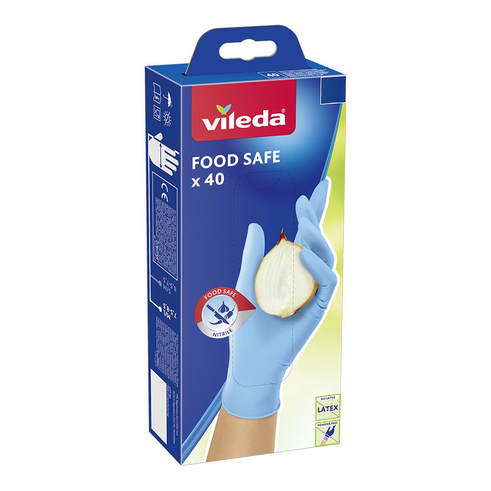 Luvas food safe 40 unid. m/l