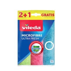 VILEDA Pano de Microfibras Ultrafresh 2 + 1 Uds