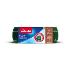 VILEDA Saco de lixo ecobag reforçado 100% reciclado 30 l (55 x 60 cm) 15 unidades