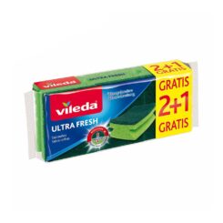 VILEDA Salva-unhas verde Ultra Fresh 2+1