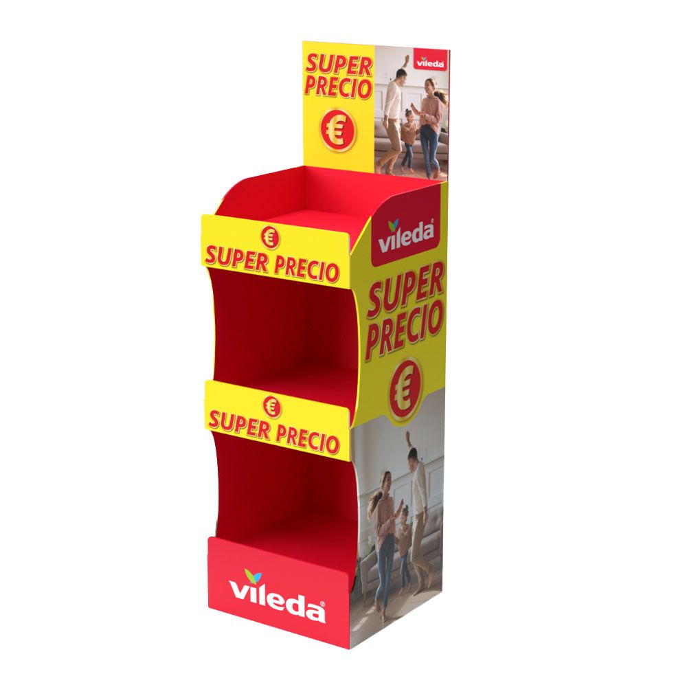 Expositor vileda universal de super preço, 39 x 38 x 122 cm - Image 2