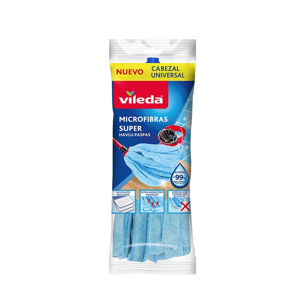 Esfregona microfibras fitas super