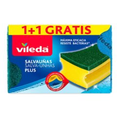 Esfregão salva unhas plus anti bacterias 1+1