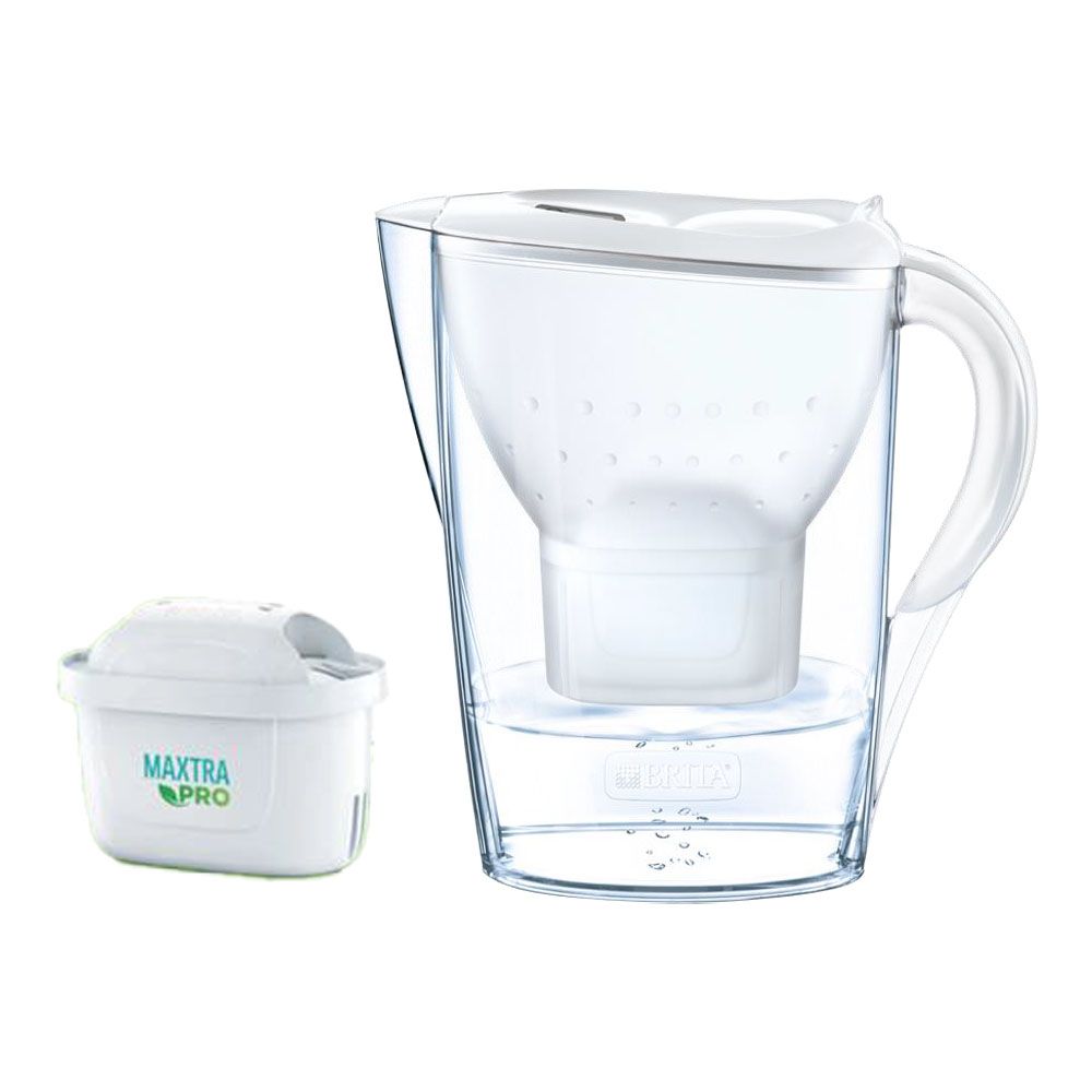 Jarro para filtrar marella branco 2 filtros maxtra PRO 2,4L 1051130 brita