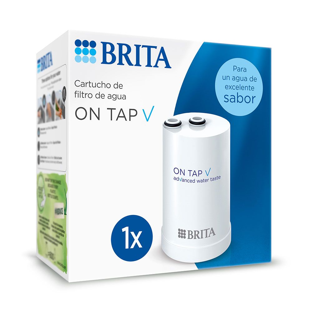 Recarga cartucho de filtro de água 600l ON TAP V pack 1-GREAT tasting 1052385 brita