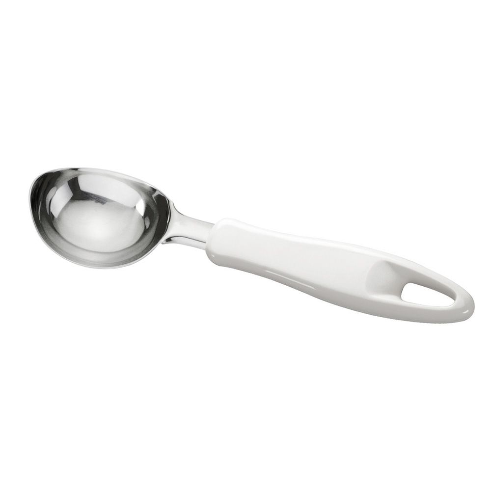 Colher servindo gelado presto