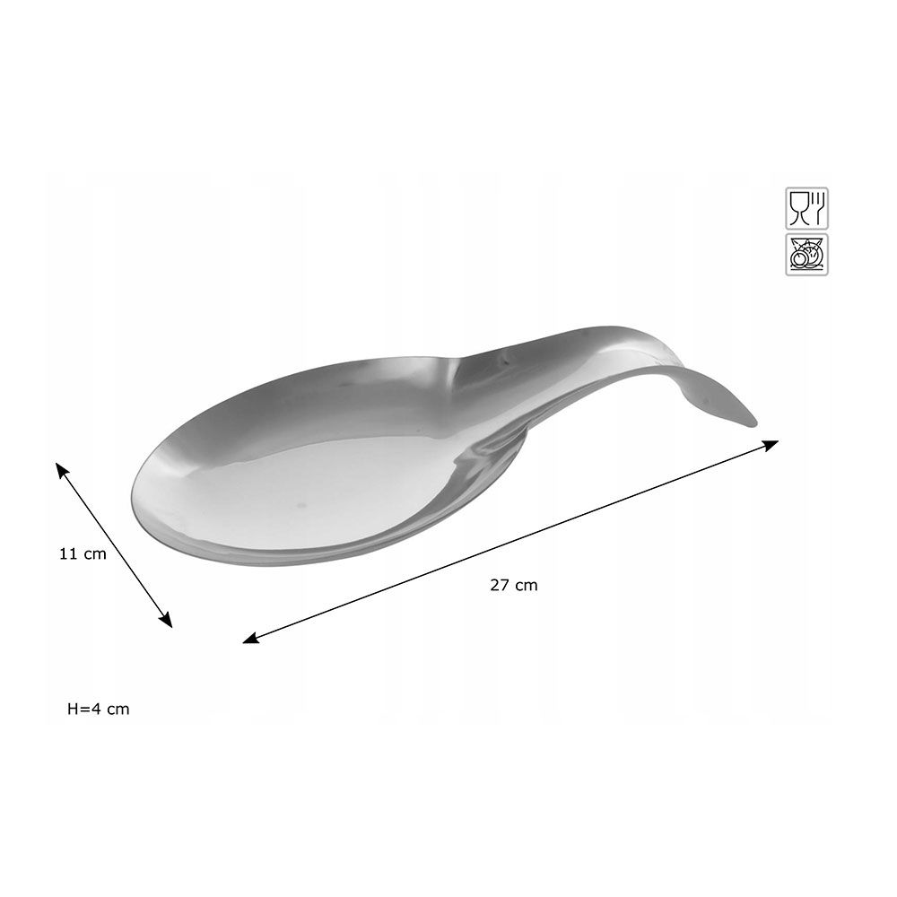 Repousa colheres inoxidavel 11,5 x 26,5 x 3 cm - Image 2