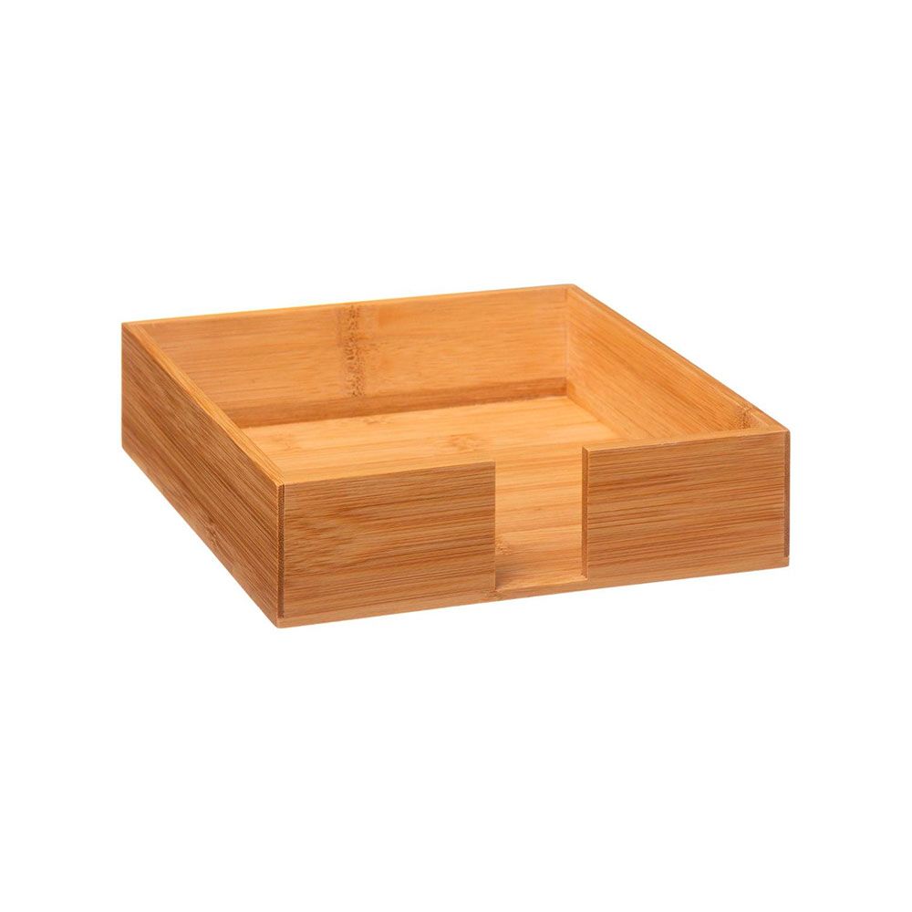 Porta-guardanapo bambu 20,5 x 20,5 x 5,5 cm