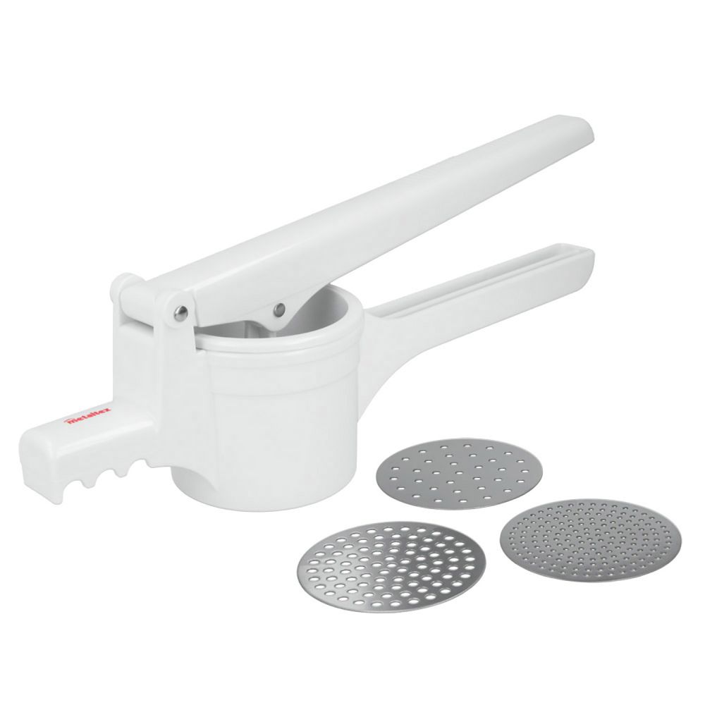 Esmagador de batatas de 3 discos inoxidavel 36 cm