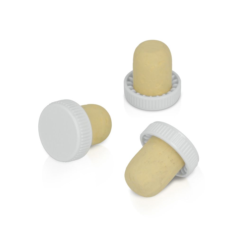 Rolhas de cortiça com cabeça de plástico cores/modelos diversos 6 UDS