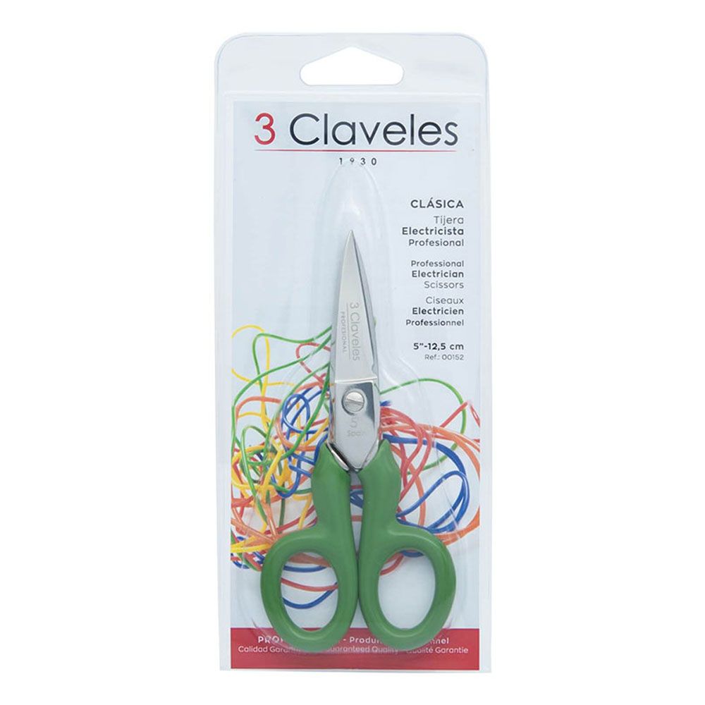 Tesoura isolante clássica para eletricista de 12,5 cm - Image 2