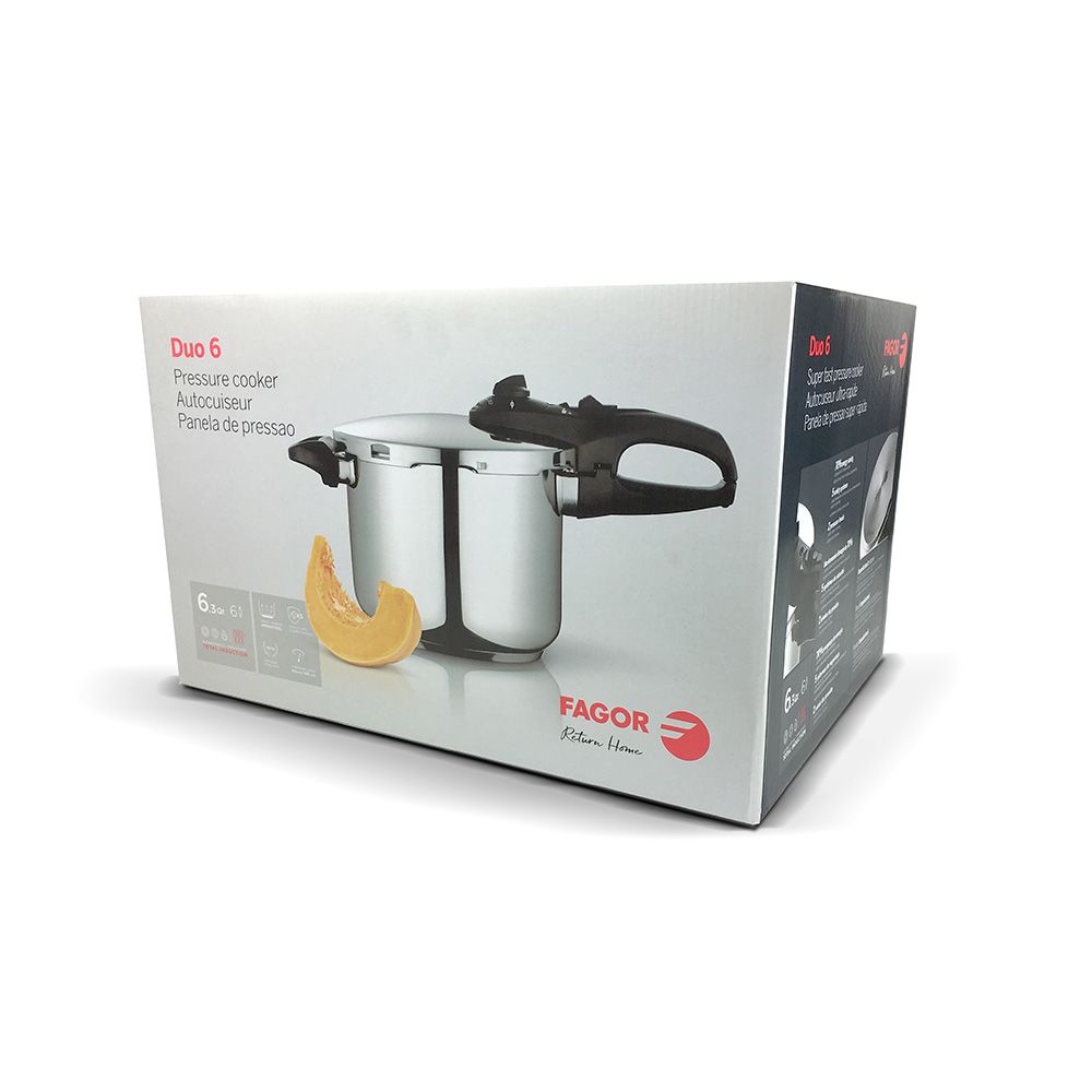 Panela de pressão super rápida DUO 6 l INOX 18/10 Ø23 x 17 cm - Image 6
