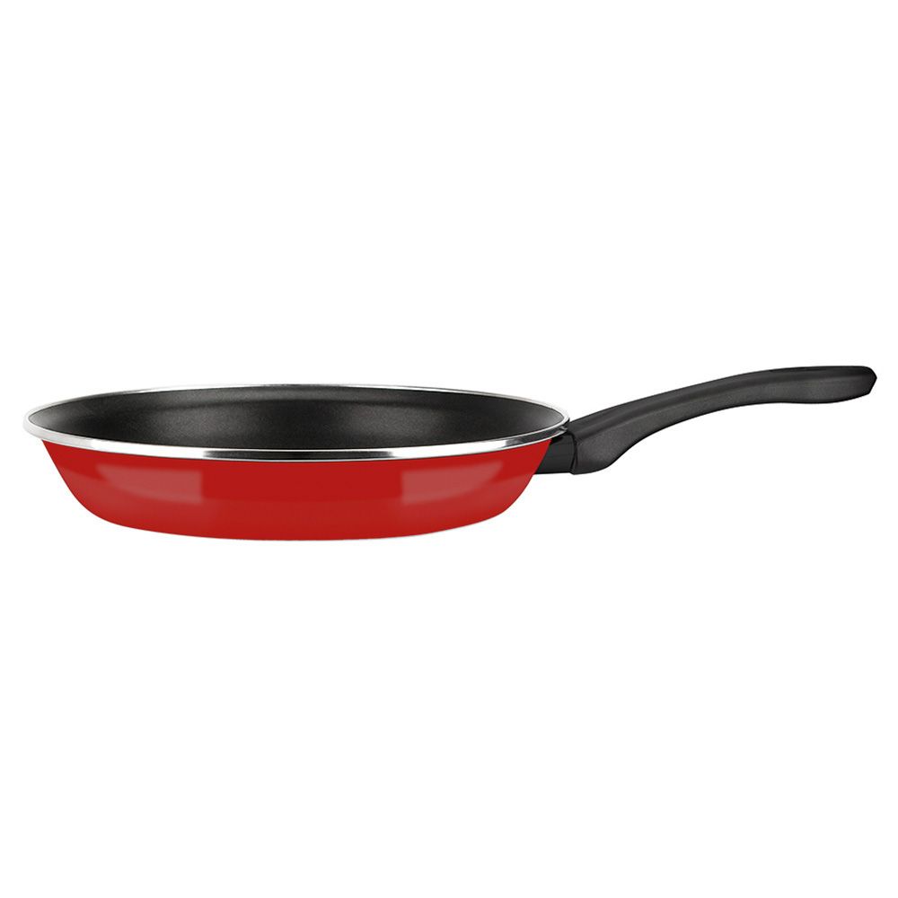 Frigideira optimax Ø30cm vermelha aço aisi 430 fagor