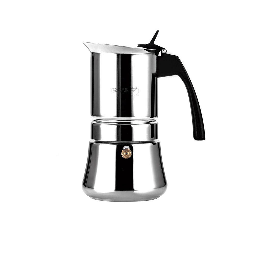 Cafeteira étnica em aço inoxidável 18 / 10, 4 chávenas
