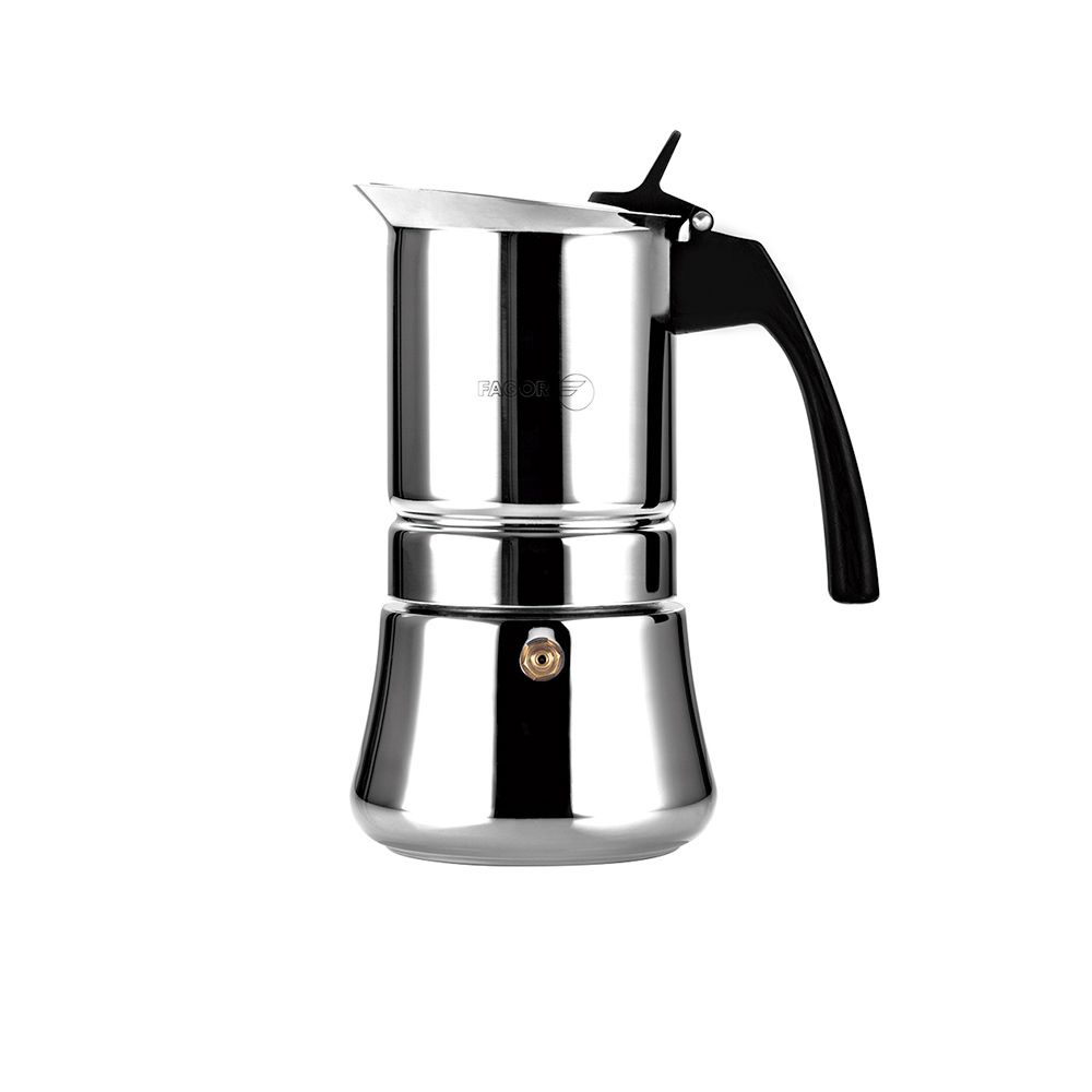 Cafeteira étnica em aço inoxidável 18 / 10, 6 chávenas