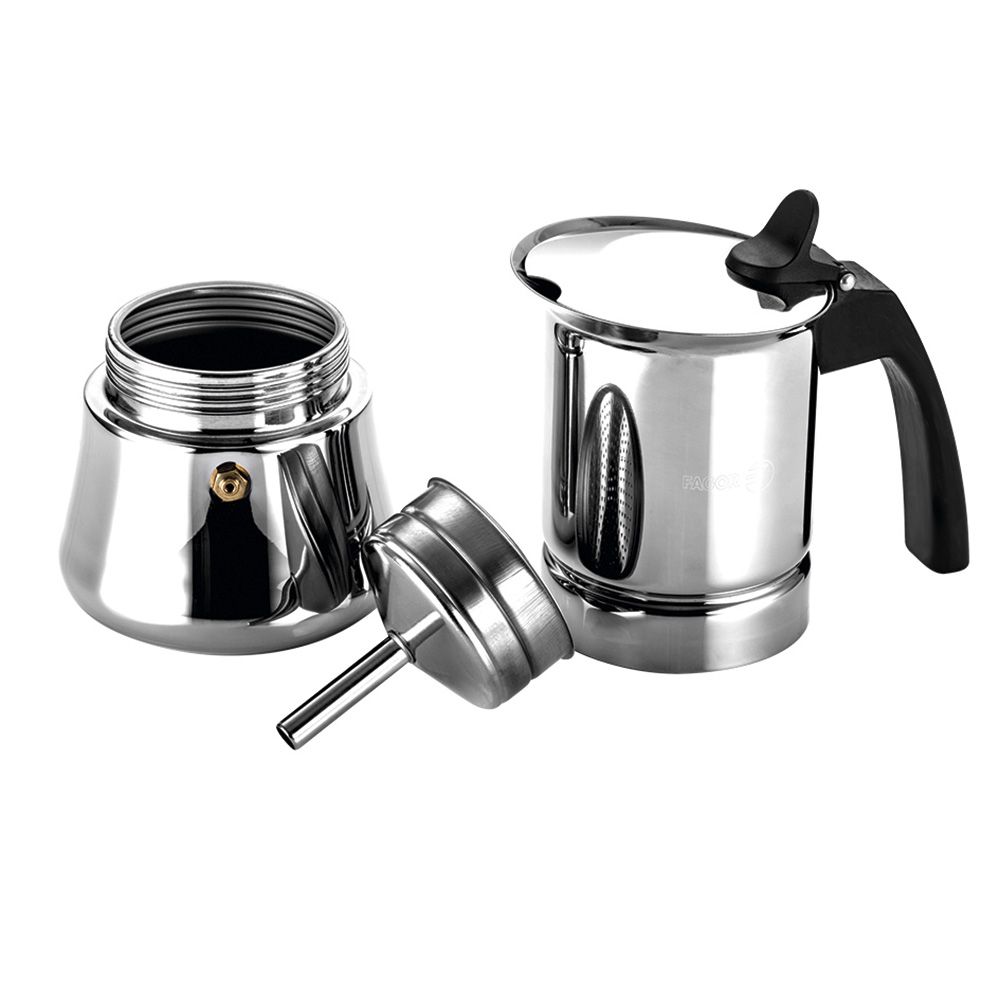 Cafeteira étnica em aço inoxidável 18 / 10, 6 chávenas - Image 4