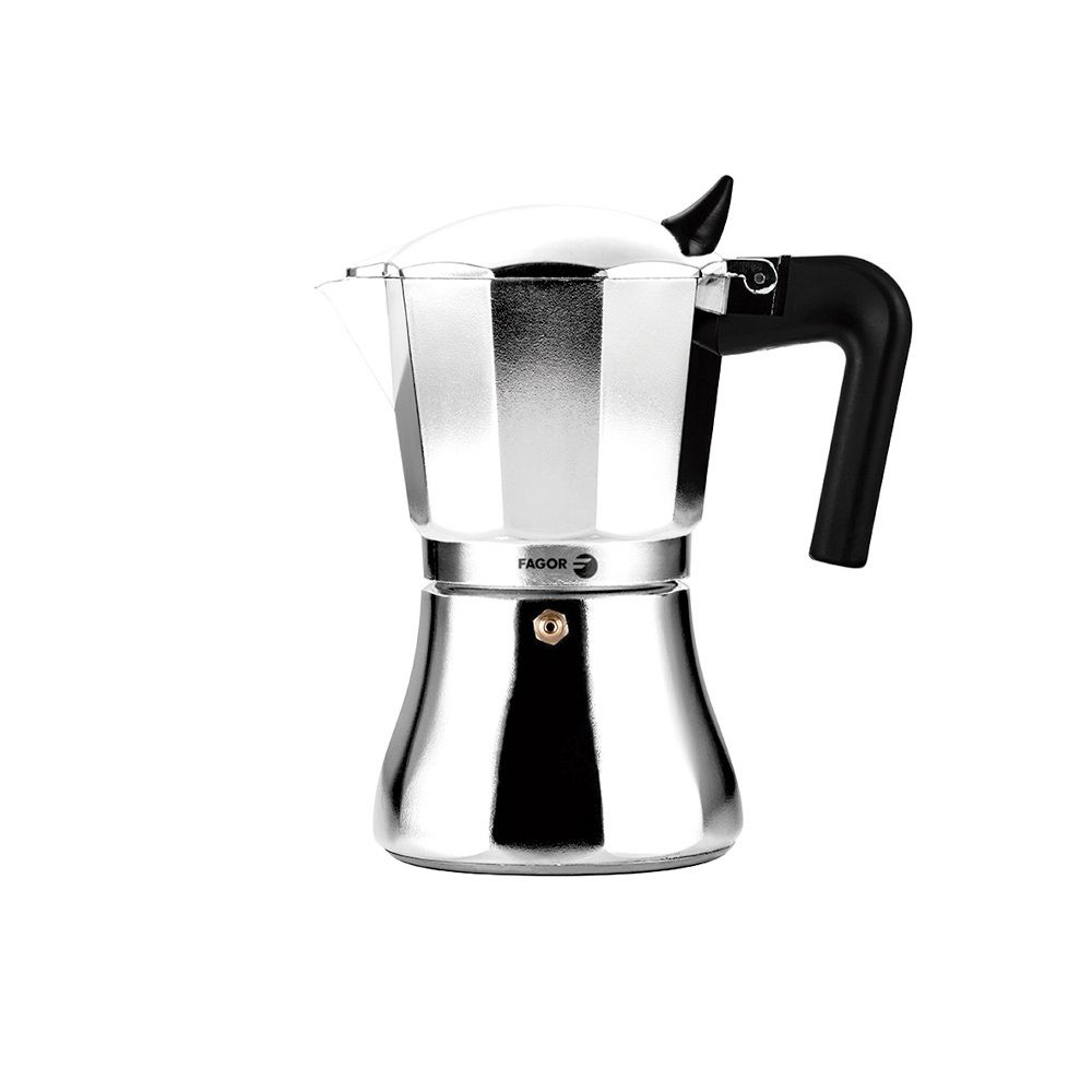 Cafeteira cupy em alumínio com 12 chávenas