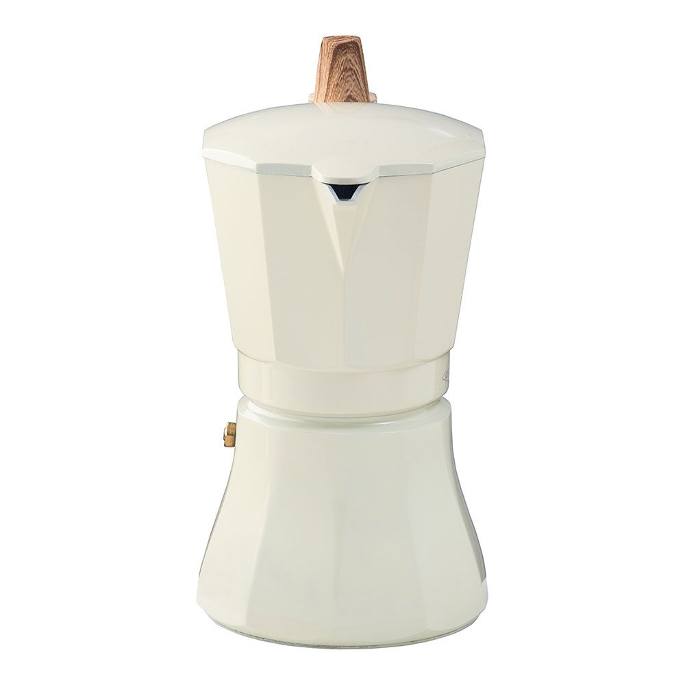 Cafeteira de alumínio de 9 chávenas modelo "petra" COR creme - Image 2