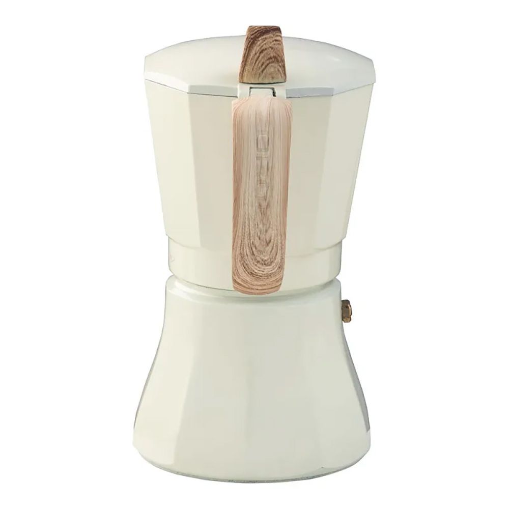 Cafeteira de alumínio de 9 chávenas modelo "petra" COR creme - Image 3