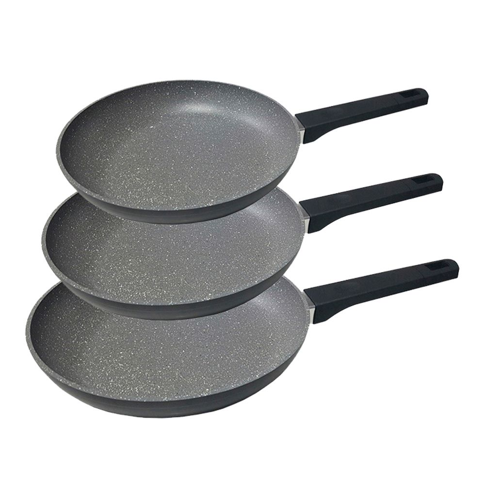 KIT de 3 frigideiras antiaderentes "profissional line" gourmet kitchen