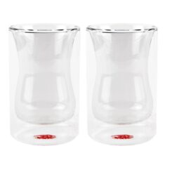 Vidro palermo parede dupla, resistente a choques e temperaturas 200 ml, 2 unid